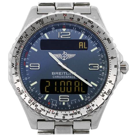 breitling digital display flashing|More.